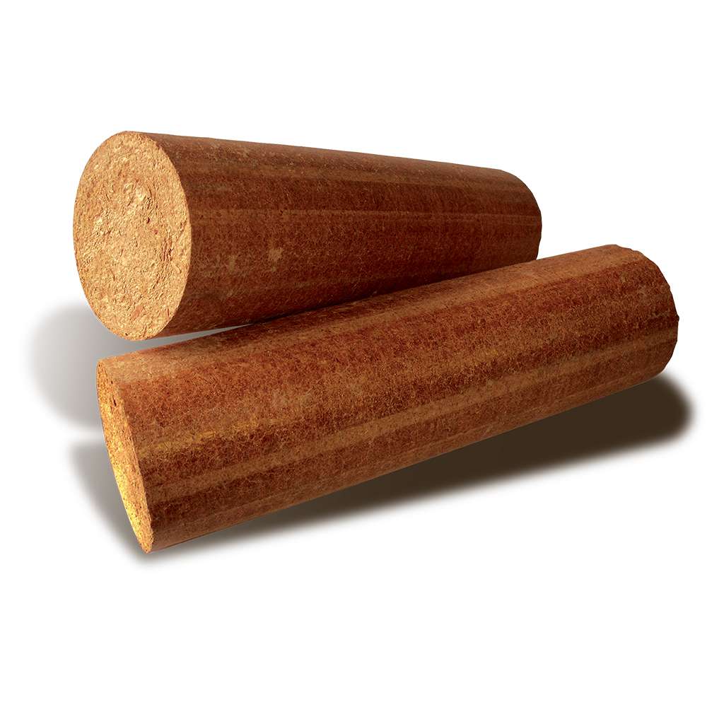 Bûches bois densifié - palette de 100 paquets de 5 bûches - Atout